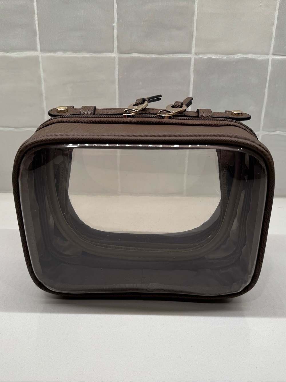 Calpak Small Clear Cosmetics Case